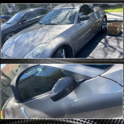 Купить Накладки на зеркала (2003-2006, Карбон) для Nissan 350Z