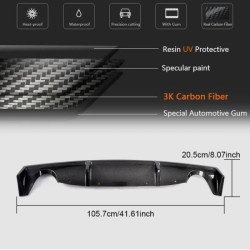 Купить Диффузор заднего бампера (2003-2009, Карбон) для Nissan 350Z