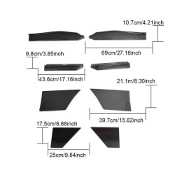 Купить Боковые пороги (Карбон) для Nissan 400Z