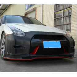 Купить Накладка на передний бампер Lip (2009-2015, Карбон) для Nissan GT-R
