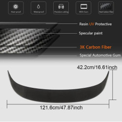 Купить Спойлер V2 (Карбон) для Toyota Camry 2017-2023 гг