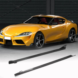 Купить Боковые пороги (Карбон) для Toyota Supra 2019- гг