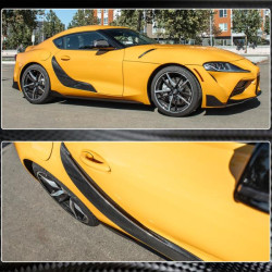 Купить Накладки на дверь (Карбон) для Toyota Supra 2019- гг