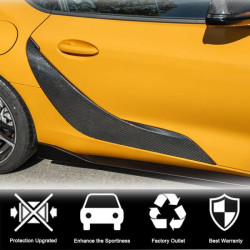 Купить Накладки на дверь (Карбон) для Toyota Supra 2019- гг
