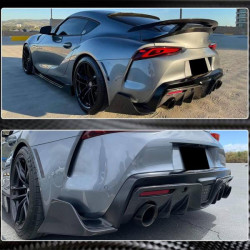 Купить Диффузор заднего бампера V1 (Карбон) для Toyota Supra 2019- гг