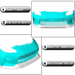 Купить Накладка на передний бампер Lip (Карбон) для Toyota GR86