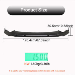 Купить Накладка на передний бампер Lip (Карбон) для Toyota GR86