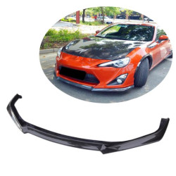 Купить Накладка на передний бампер Lip V1 (Карбон) для Toyota GT86