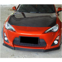 Купить Накладка на передний бампер Lip V1 (Карбон) для Toyota GT86