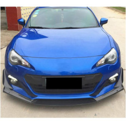 Купить Накладка на передний бампер Lip V2 (Карбон) для Toyota GT86