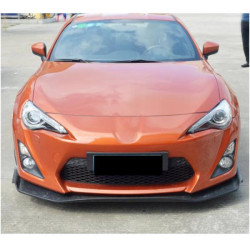 Купить Накладка на передний бампер Lip V3 (Карбон) для Toyota GT86