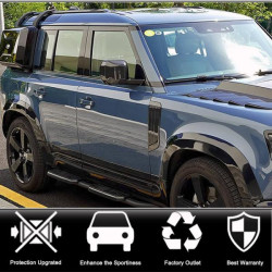 Купить Накладки на зеркала (Карбон) для Land Rover Defender 2019- рр