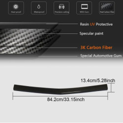 Купити Накладка на передній бампер Lip V2 (для CTS V Coupe, Карбон) для Cadillac CTS 2007-2014 рр