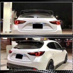 Купити Спойлер V1 (HB, Карбон) для Mazda 3 2013-2019 рр