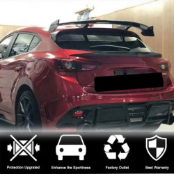 Купити Спойлер V2 (HB, Карбон) для Mazda 3 2013-2019 рр