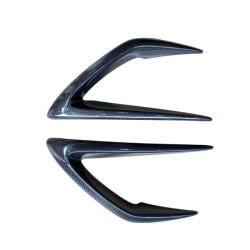 Купить Накладки на передний бампер (2022-2025, Карбон) для Mazda MX-5