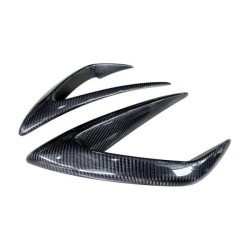 Купить Накладки на передний бампер (2022-2025, Карбон) для Mazda MX-5