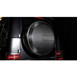 Купить Обводка задних фонарей (Карбон) для Mercedes G сlass W465 2025- гг