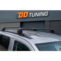 Купити Багажник (поперечини) на інтегровані рейлінги Ecem V2 120 см (2 шт) Сірий для Toyota Proace City