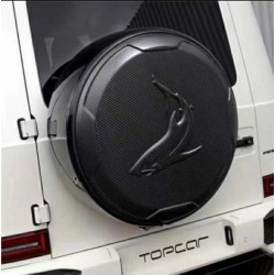 Купить Накладка на запасное колесо Topcar-Style (Карбон) для Mercedes G сlass W463 1990-2018 гг