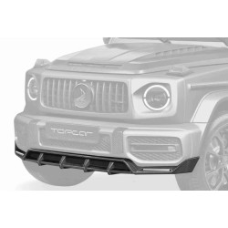 Купить Накладка на передний бампер Lip (для G63 AMG, Сухой карбон) для Mercedes G сlass W463 2018-2024 гг