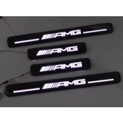 Купить Накладки на пороги AMG-Style (Карбон) для Mercedes G сlass W463 2018-2024 гг