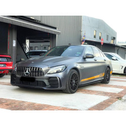Купити Комплект обвісів з заднім дифузором (дизайн Black Mamba C63GT) для Mercedes C-сlass W205 2014-2021рр