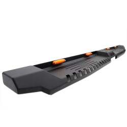 Купити Бокові пороги Dakar V2 з LED (2 шт, метал) для Volkswagen Amarok 2022- рр