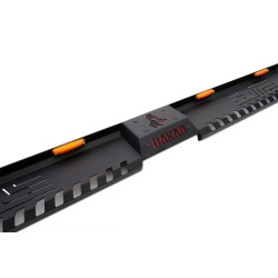 Купити Бокові пороги Dakar V2 з LED (2 шт, метал) для Volkswagen Amarok 2022- рр