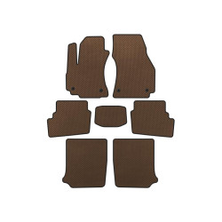 Купити Килимки EVA (3 ряди, 2003-2005, 7-ми місний, Коричневий) для Opel Zafira A рр