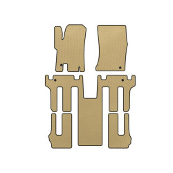 Купити Килимки EVA (3 ряди, Бежевий) для Ssang Yong Rodius