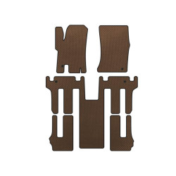 Купити Килимки EVA (3 ряди, Коричневий) для Ssang Yong Rodius