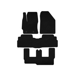 Купити Килимки текстильні Premium (3 ряди, 7-ми місний, Чорний) для Toyota Verso 2009- рр