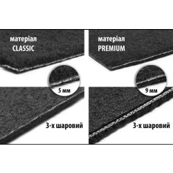 Купити Килимки текстильні Premium (3 ряди, 7-ми місний, Чорний) для Toyota Verso 2009- рр