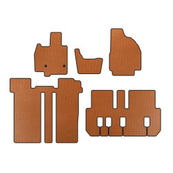 Купити Килимки EVA (3 ряди, 6-ти місний, Помаранчевий) для Toyota Previa 2006-2019 рр