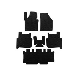 Купити Килимки EVA (3 ряди, 2006-2010, 7-ми місний, Чорний) для Volkswagen Touran рр
