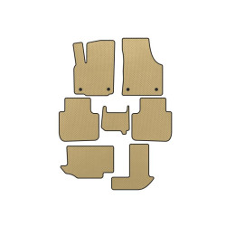 Купить Коврики EVA (3 ряда, 7-ми местный, Бежевый) для Volkswagen Atlas (Terramont)