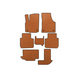 Купить Коврики EVA (3 ряда, 7-местный, Оранжевый) для Volkswagen Atlas (Terramont)