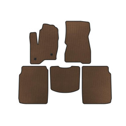 Купить Коврики EVA (2 ряда, 2013-2019, Коричневый) для Ford Flex