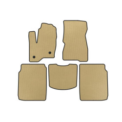 Купить Коврики EVA (2 ряда, 2013-2019, Бежевый) для Ford Flex