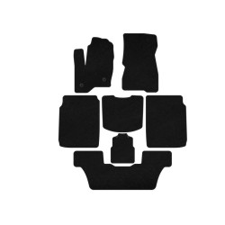 Купить Коврики текстильные Premium (3 ряда, 2013-2019, Черный) для Ford Flex