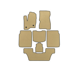 Купить Коврики EVA (3 ряда, 2013-2019, Бежевый) для Ford Flex