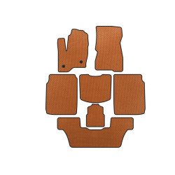 Купить Коврики EVA (3 ряда, 2013-2019, Оранжевый) для Ford Flex
