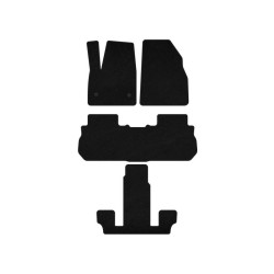 Купить Коврики текстильные Premium (3 ряда, 2017-2019, Черный) для GMC Acadia 2017- гг