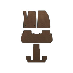 Купить Коврики EVA (3 ряда, 2017-2019, Коричневый) для GMC Acadia 2017- гг