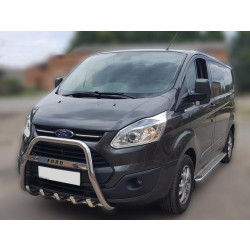 Купить Кенгурятник WT006 F1-55 (нерж) для Ford Custom 2013-2022 гг