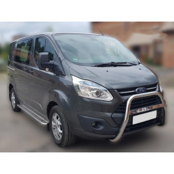 Купить Кенгурятник WT006 F1-55 (нерж) для Ford Custom 2013-2022 гг