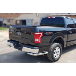 Купить Задние уголки AK003 (2 шт, нерж) для Ford F-150 2014- рр