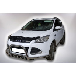 Купить Кенгурятник с усами WT003 (нерж.) для Ford Kuga/Escape 2013-2019 гг