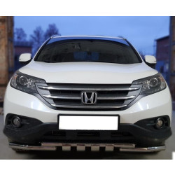 Купить Передняя защита Shark (нерж) для Honda CRV 2012-2016 гг